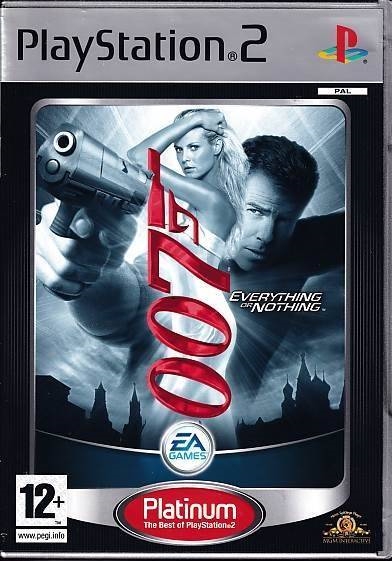 James Bond 007 Everything or Nothing - PS2 - Platinum (B Grade) (Genbrug)